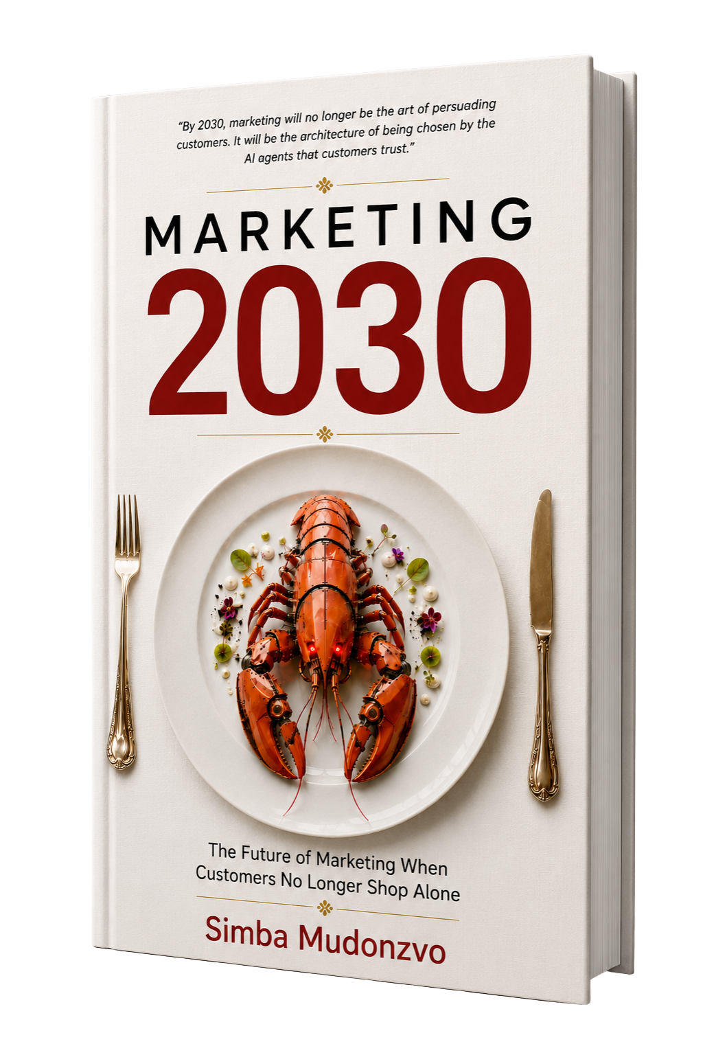 Marketing 2030 book — 3D cover